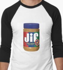 Jif Peanut Butter (Extra Crunchy) Men's Baseball ¾ T-Shirt
