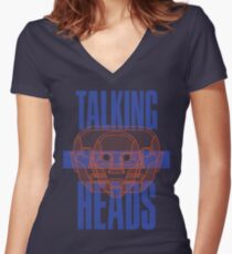 Talking Heads Alt. Women's Fitted V-Neck T-Shirt