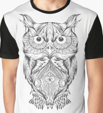 hand drawn owl Graphic T-Shirt