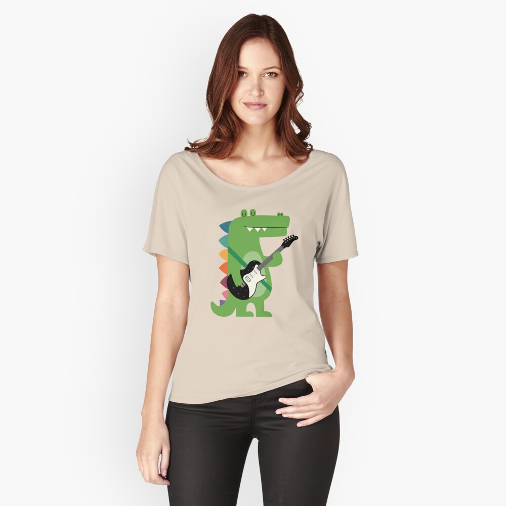 Croco Rock Relaxed Fit T-Shirt