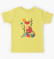 Regenbogenfuchs Kinder T-Shirt