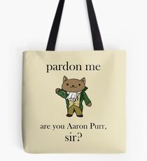 Alexander Hamilcat (Black Text) Tote Bag
