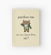 Alexander Hamilcat (Black Text) Hardcover Journal