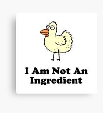 Ingredient Chicken Canvas Print