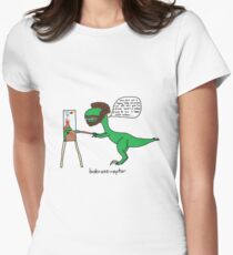 Bobrossiraptor Tailliertes T-Shirt für Frauen