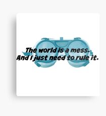 The World is a Mess...Dr. Horrible Metal Print
