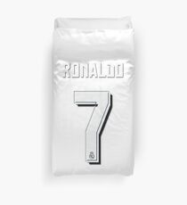 CR7, Cristiano Ronaldo, Cristiano, Ronaldo, oro, portugal, 7, number, dorsal Duvet Cover