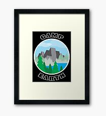 Camp Earth Framed Print