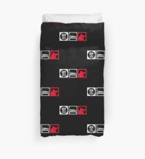 Eat, Sex, Shoot Duvet Cover