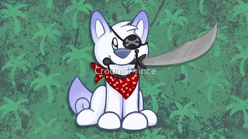 Scribble Kibble Pirate - Tropical by CrownePrince