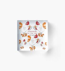 free range chooks Acrylic Block