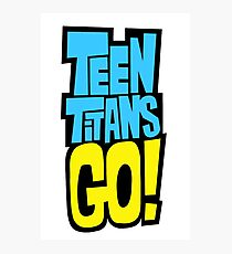 Teen Titans Go! Logo Photographic Print