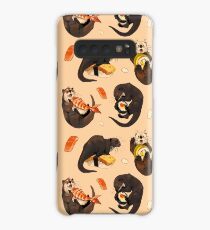 Tiny otters and their sushi Case/Skin for Samsung Galaxy