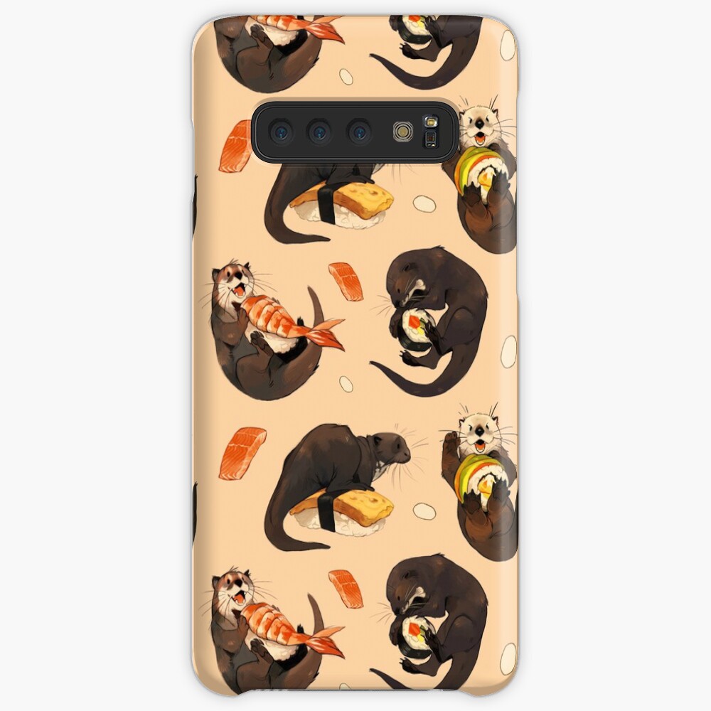 Tiny otters and their sushi Case & Skin for Samsung Galaxy