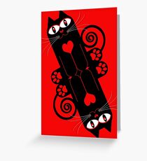 LOVECAT 2 Greeting Card