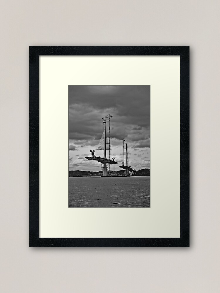 Alternate view of Queensferry Crossing Framed Art Print