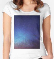 Night sky Women's Fitted Scoop T-Shirt