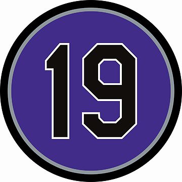 Charlie Blackmon #19 Jersey Number Sticker for Sale by StickBall