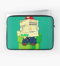 pooping Mario Laptop Sleeve