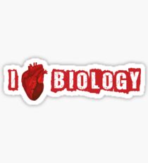 I Love Biology Sticker