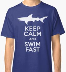 Keep Calm and Swim Fast Funny Classic T-Shirt