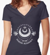 Senshi Academy Women's Fitted V-Neck T-Shirt