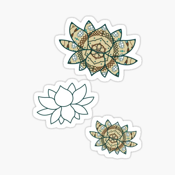 The Lotus Sticker