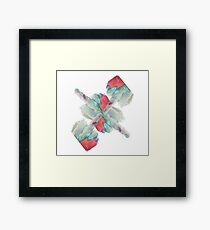 Aladdin Sane Middle Finger Framed Print