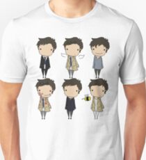 The Many Faces of Castiel Unisex T-Shirt