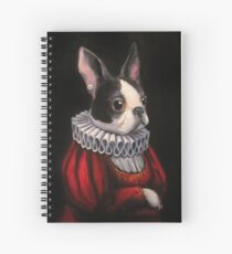 Lady in Red Spiral Notebook
