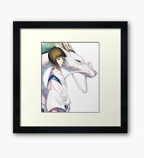 Haku the Dragon Framed Print