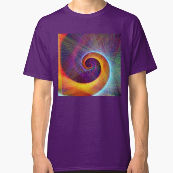 Fibonacci spiral, linify Classic T-Shirt