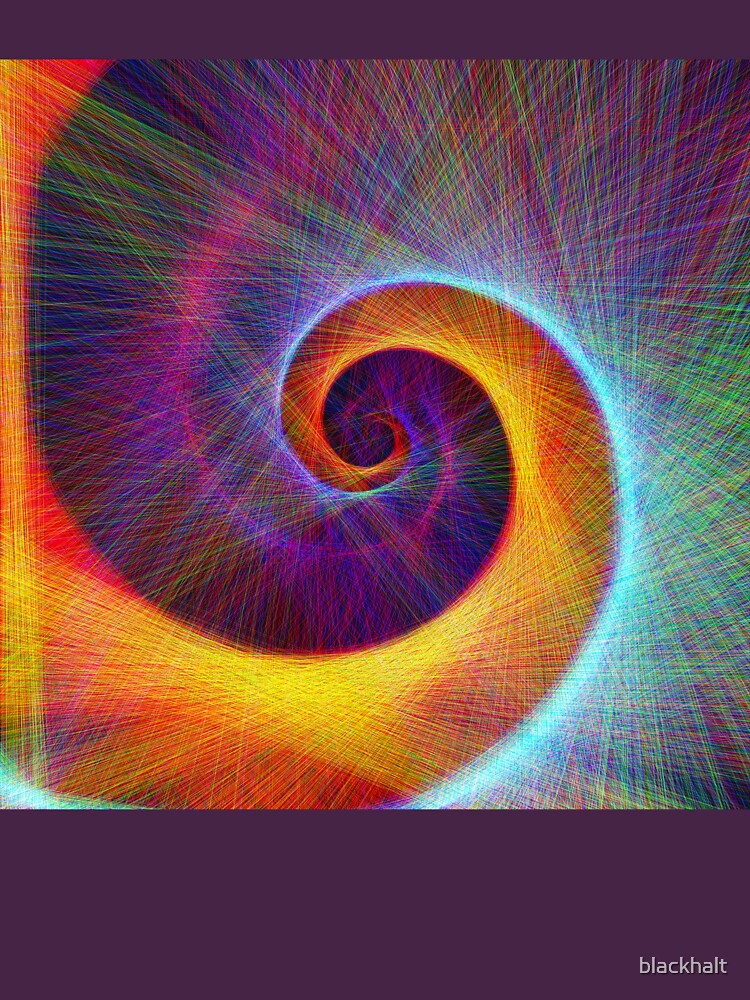 Fibonacci spiral, linify by blackhalt