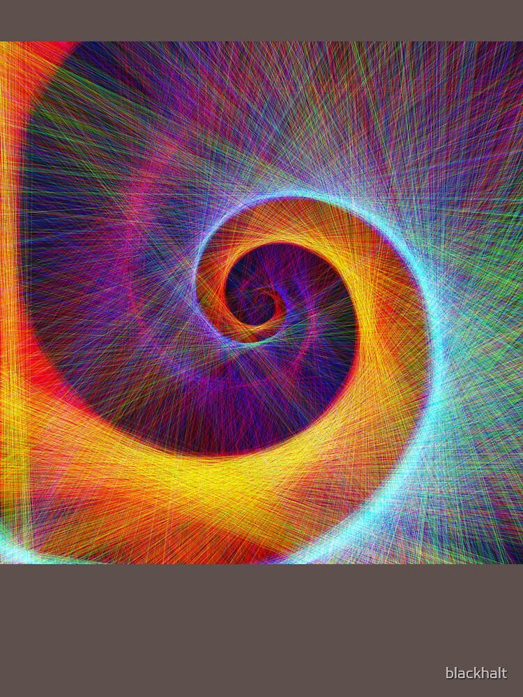 Fibonacci spiral, linify by blackhalt