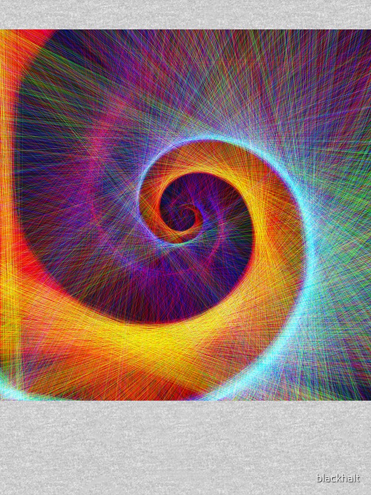 Fibonacci spiral, linify by blackhalt