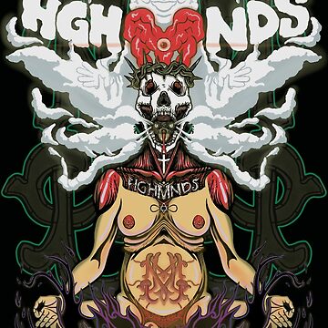 High Minds Skull Crown of Thorns | Active T-Shirt