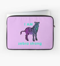 Ich bin Zebra stark Laptoptasche