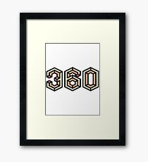 360 Framed Print
