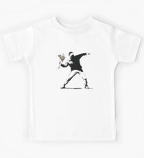 Flower man - Street art Kids Tee