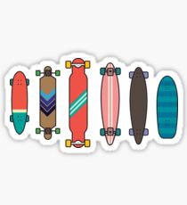 Longboard collection Sticker