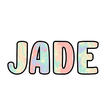 Jade Custom Name | Sticker