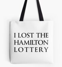 Bolsa de tela Perdí la Lotería de Hamilton