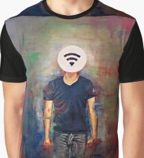 Wifi-Head / 21st Century Identity (What's your wifi password) Graphic T-Shirt