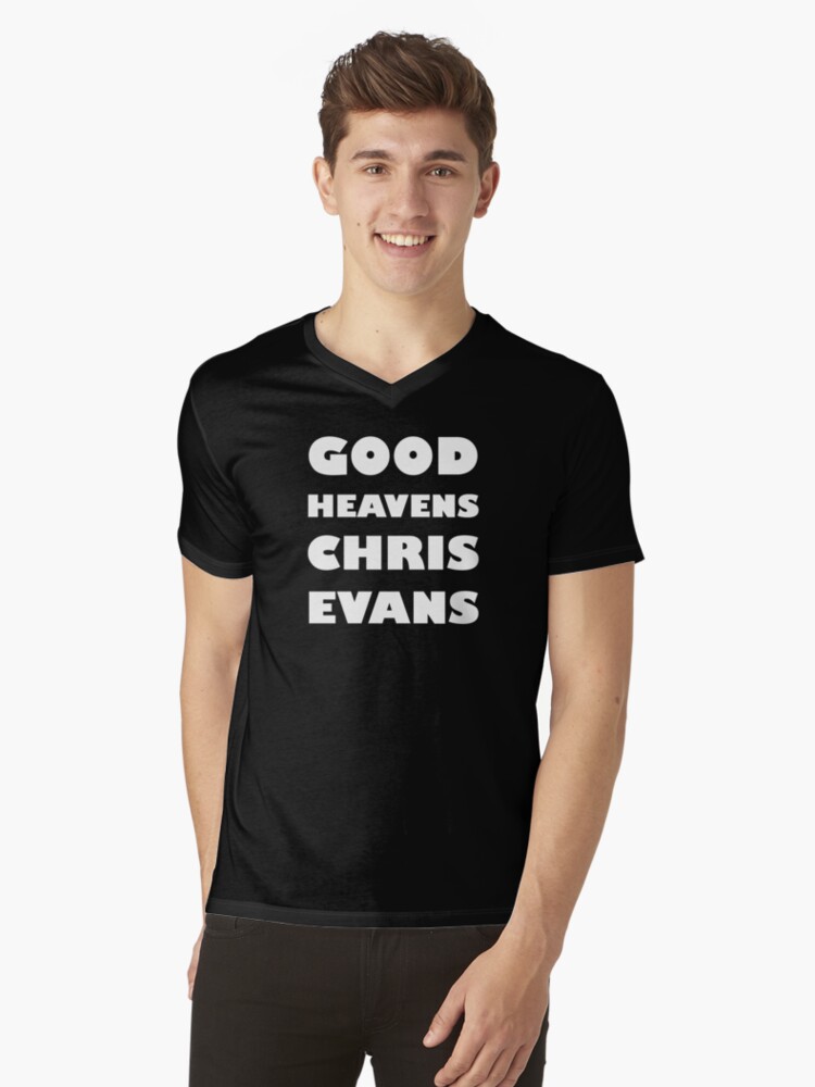 Good Heavens Chris Evans White T Shirt By Geekgirl93