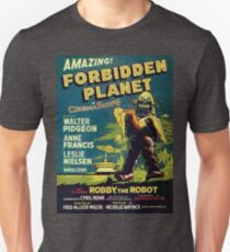Vintage Sci-fi Movie Forbidden Planet, Robot Unisex T-Shirt