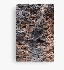 Lanzarote Volcanic Rock in Cave Canvas Print