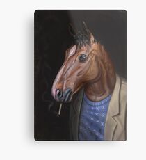 Somber Horse Metal Print