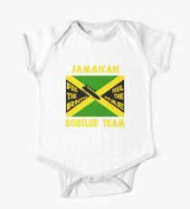Jamaican Bobsled Team Short Sleeve Baby One-Piece