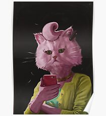 Dedicated Cat Poster