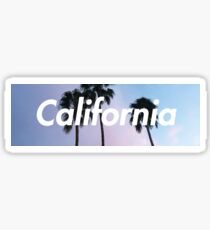 Kalifornien-Palmen Sticker
